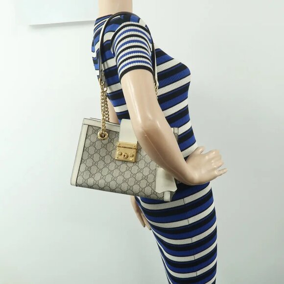 GUCCI Padlock Brown Leather Shoulder Bag 957-052825 - Picture 12 of 12